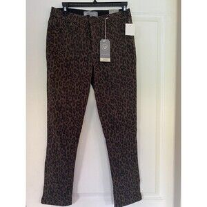 Wit & Wisdom High Waist Ankle Skinny Jeans In Brown Size 2